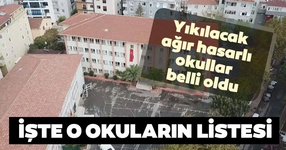 Istanbul Daki Agir Hasarli Okul Binalari Yikilacak En Son Haber