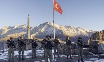 Kahraman Mehmetçikten Türkiye’ye yeni yıl mesajı