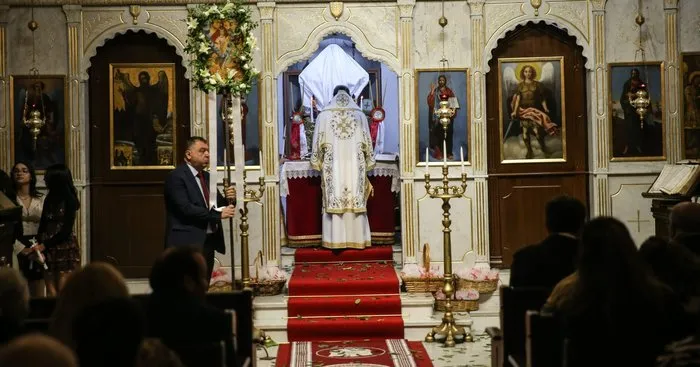 Mersin Rum Ortodoks Kilisesi’nde Paskalya ayini düzenlendi