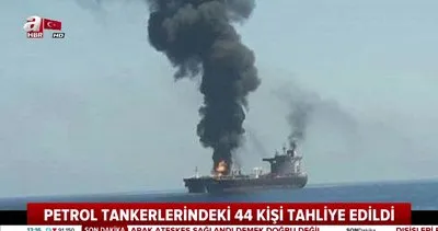 Umman Denizi’nde 2 petrol tankerinde patlama... ABD donanması savaş durumuna geçti!