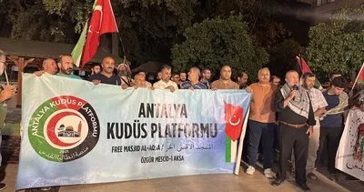 Antalya’da İsrail’in Küresel Sumud Filosu’na müdahalesine tepki #antalya