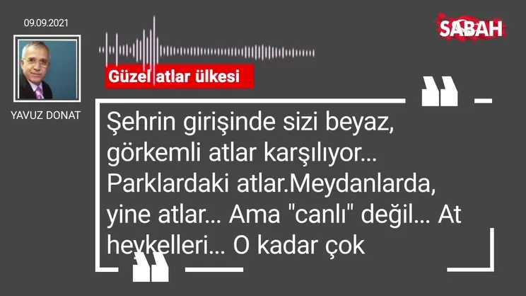 Yavuz Donat | Güzel atlar ülkesi