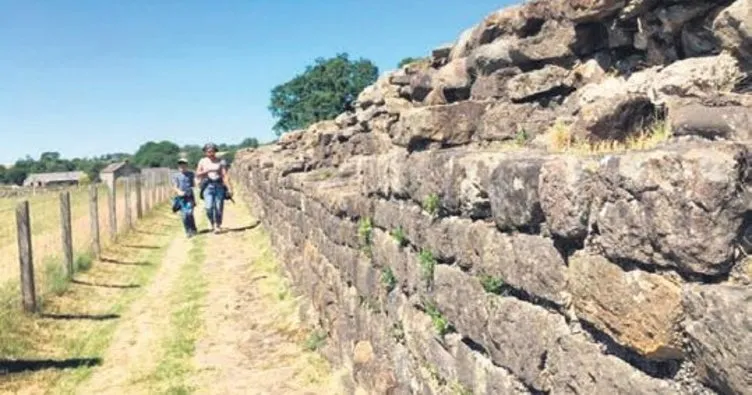 Özçekim merakı Hadrian Duvarı’nı yıktı