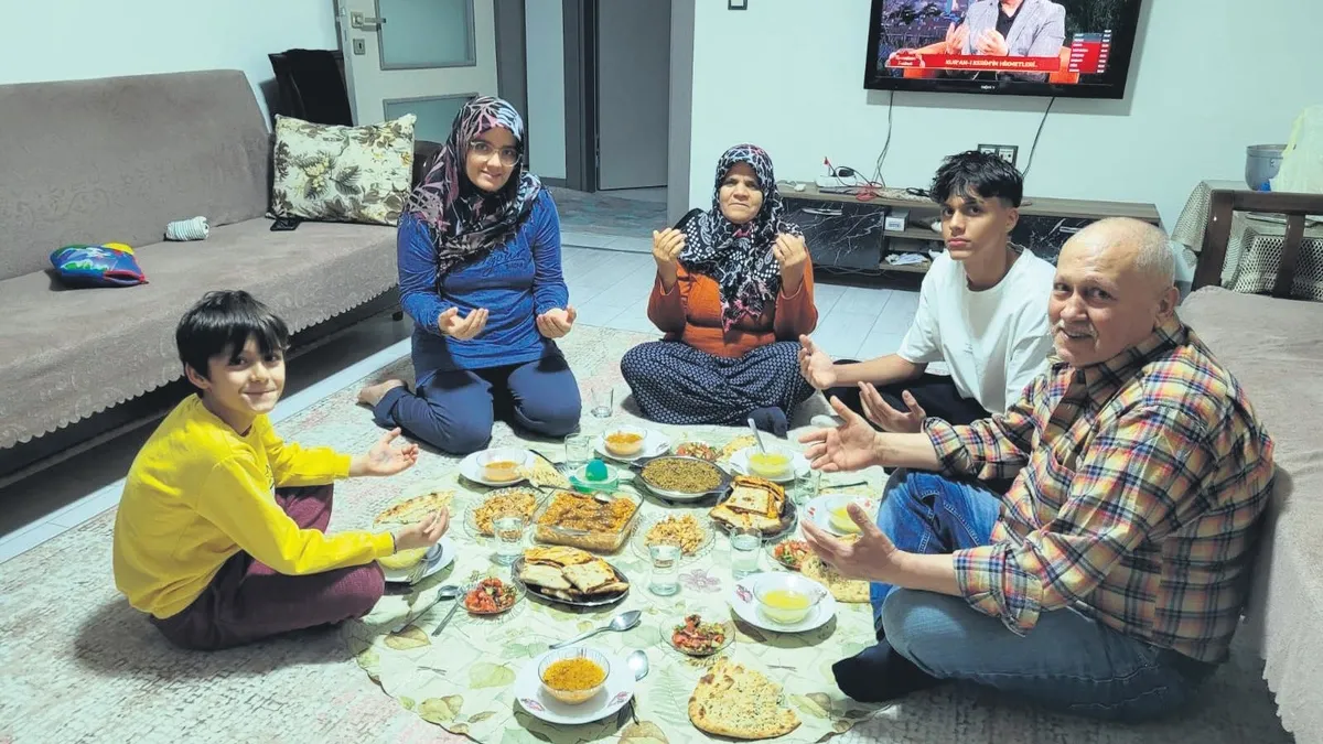 Yeni yuvamızda iftar ayrı bir keyif