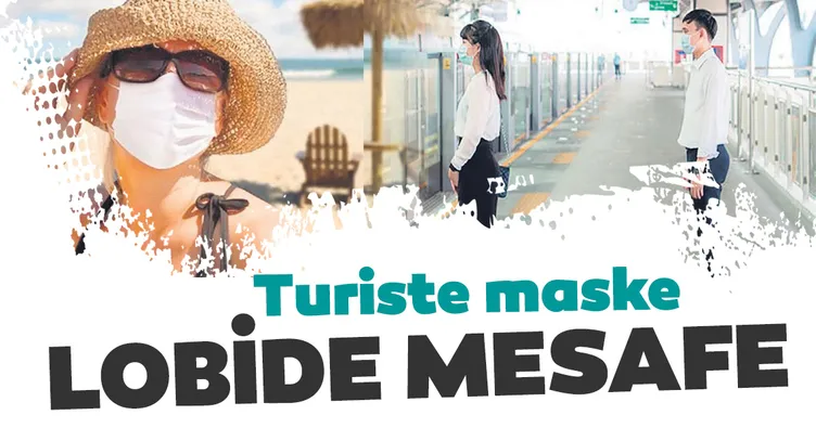 Turiste maske lobide mesafe