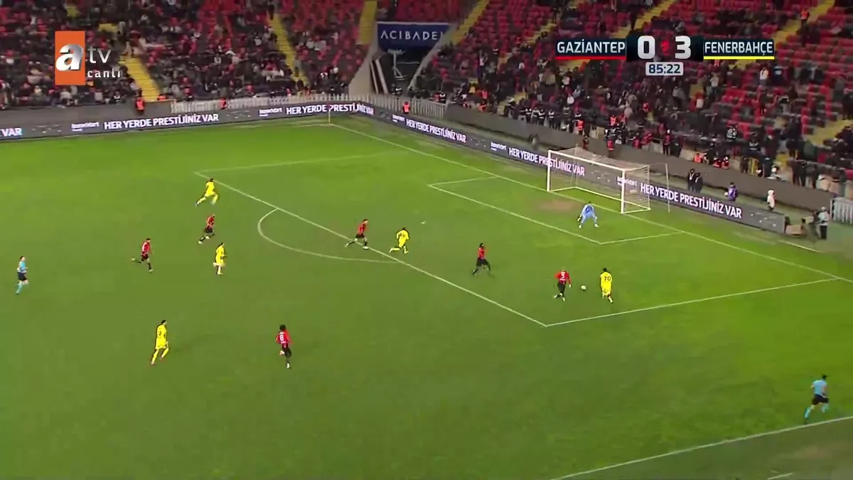 GOL | Gaziantep FK 0-4 Fenerbahçe videosunu izle | Son Dakika Haberleri