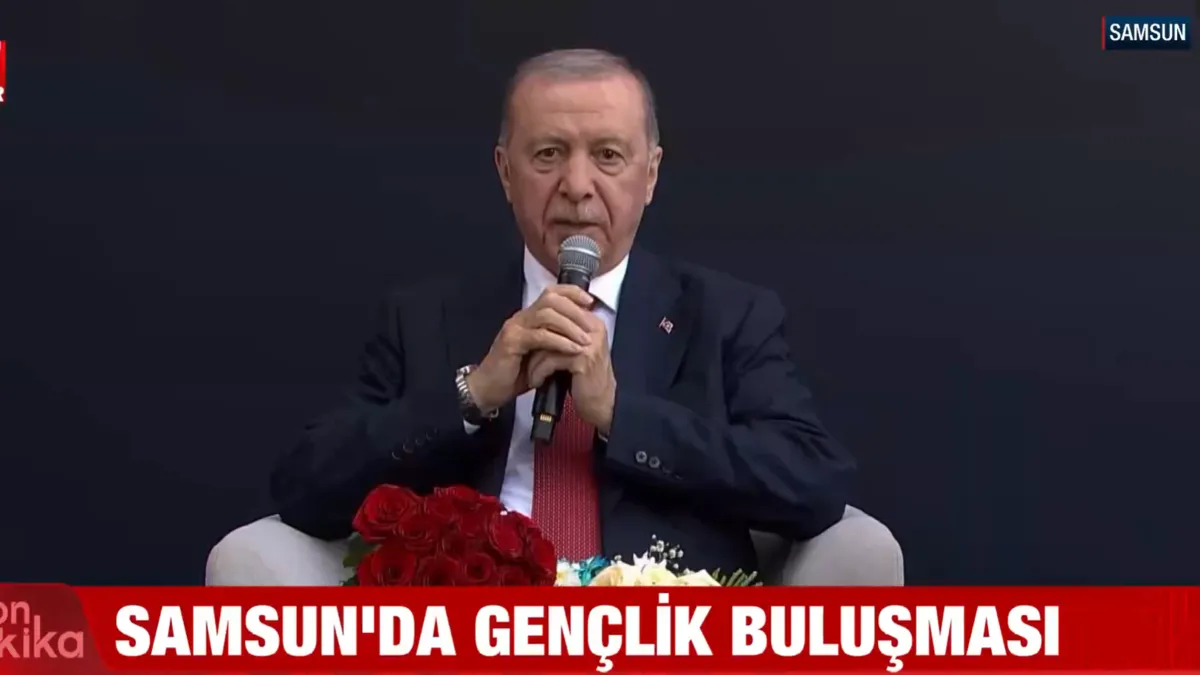 Başkan Erdoğan gençlerle buluştu: Samsun'da gençlik buluşması!