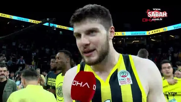 Fenerbahçe Beko'da şampiyonluk coşkusu | Video