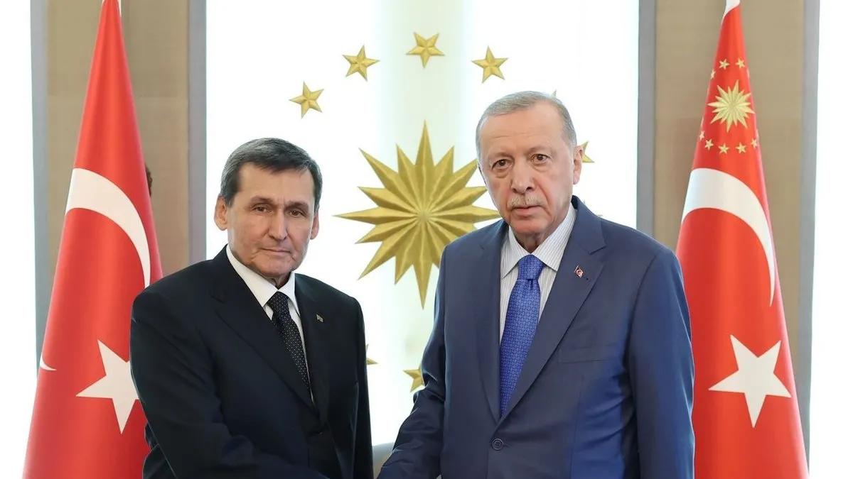 Başkan Erdoğan Türkmenistan Dışişleri Bakanı Raşid Meredov'u kabul etti