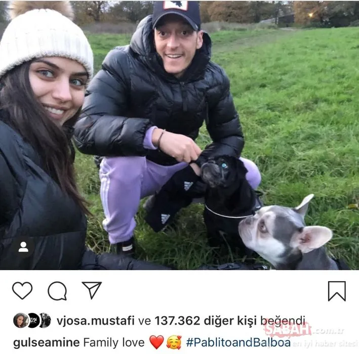 Amine Gülşe ile Mesut Özil’den müjdeli haber! Amine Gülşe hamile...