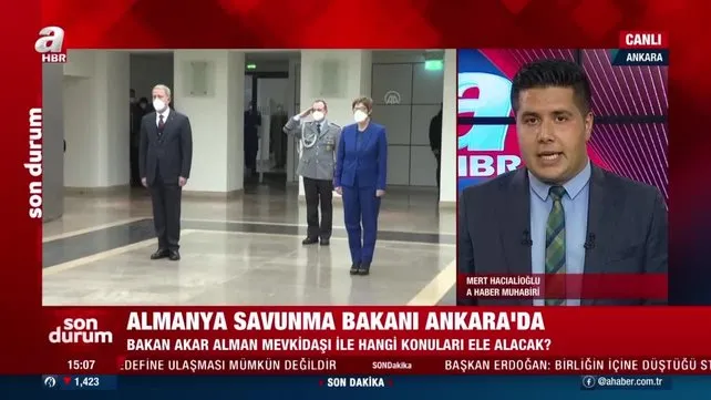 Almanya Savunma Bakanı Kramp-Karrenbauer, Ankara'da | Video