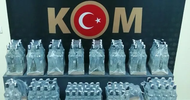 Kocaeli'de 171 şişe sahte alkol ele geçirildi!