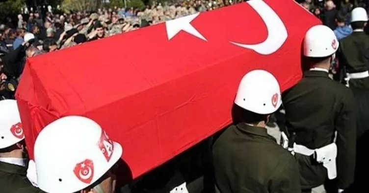 Zeytin Dalı Harekatı bölgesinde şehit olan yüzbaşı için tören