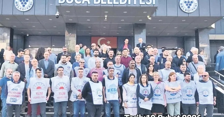 Belediyede kriz de eylem de bitmiyor