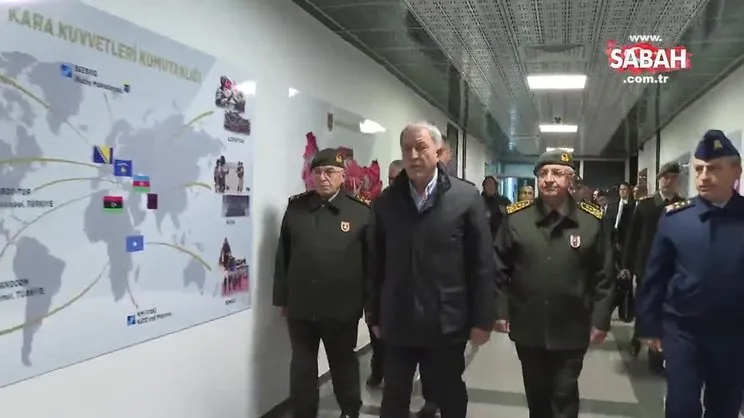Milli Savunma Bakanı Hulusi Akar Harekat Merkezi'nde | Video