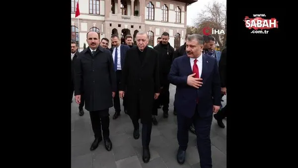 Cumhurbaşkanı Erdoğan, Mevlana Türbesi'ni ziyaret etti