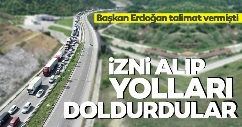 Çay üretiminde seyahat izni ikinci gününde! Trafik yoğunluğu dikkat çekiyor