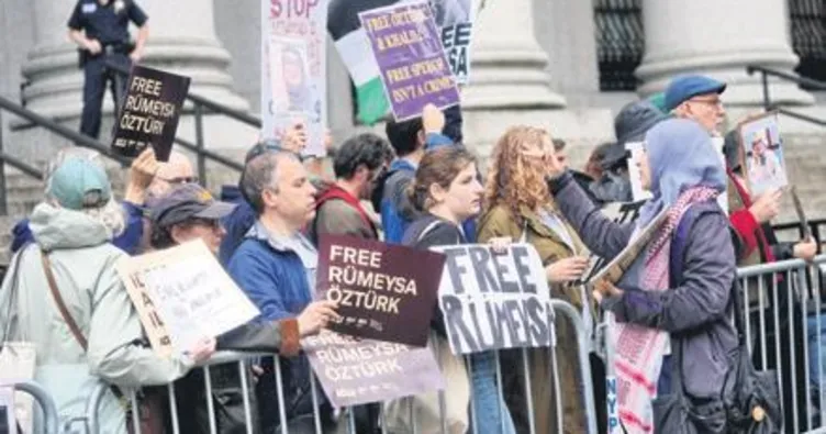ABD’de Rümeysa’ya destek gösterisi
