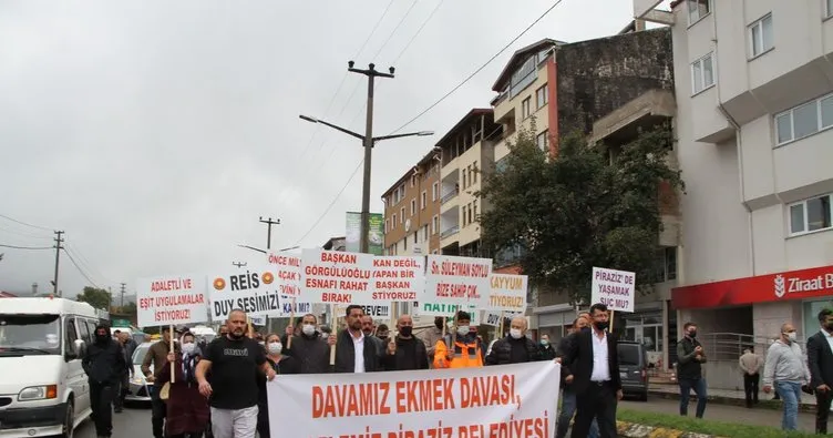 CHP’li belediyeye esnaftan davullu zurnalı protesto