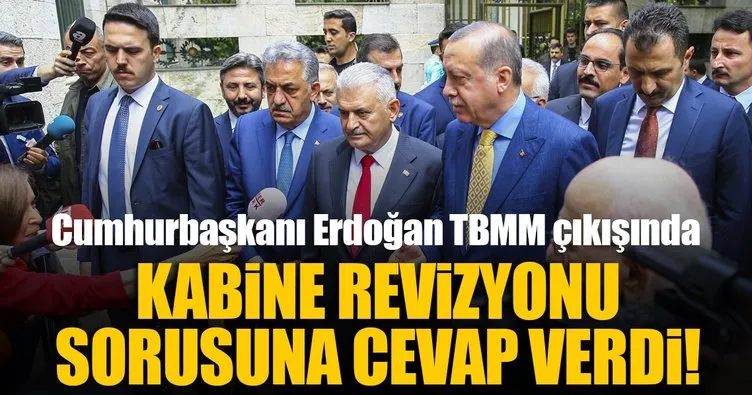 Kabine revizyonu olacak mı? Erdoğan’dan açıklama!