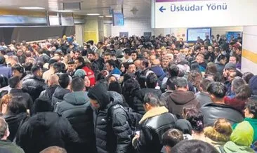 Metro arızası İstanbulluyu perişan etti