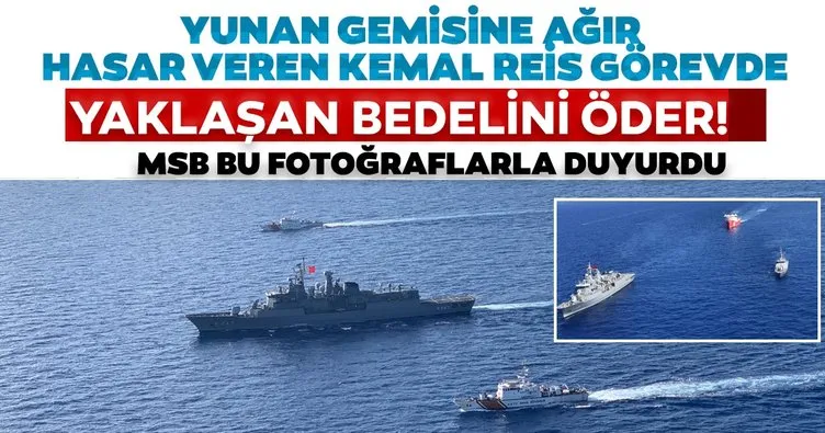 Son dakika haberi: TCG Kemal Reis fırkateyni Barbaros Hayrettin Paşa araştırma gemisine eşlik ediyor