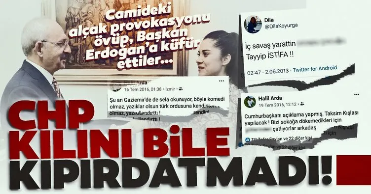 Başkan Erdoğan’a küfürler savurdular, camideki skandal müzik yayınını övdüler! CHP kılını bile kıpırdatmadı...