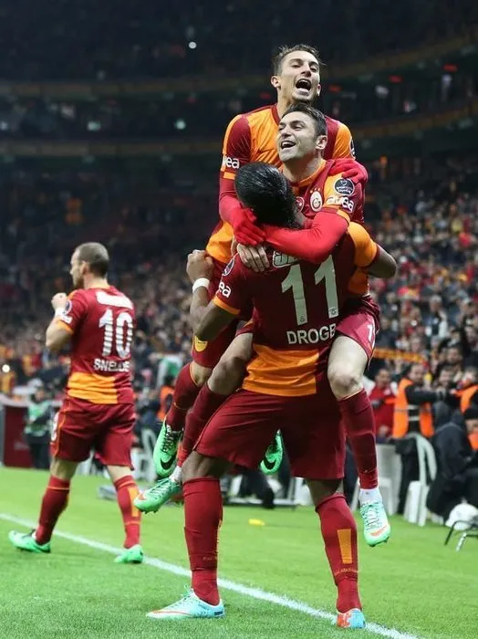 Galatasaray- Akhisar Belediyespor maçından kareler