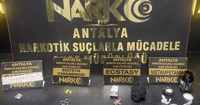 Antalya'da uyuşturucu operasyonu! 25 tutuklu #antalya