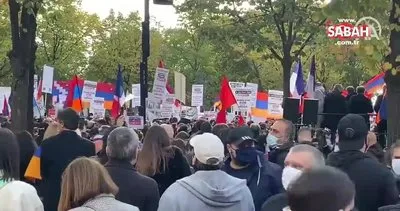 Paris’te terör örgütü PKK’nın katılımıyla Ermenistan’a destek gösterisi | Video