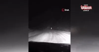 Şiddetli kar yağışı nedeniyle Uludağ’da yollar kapandı | Video