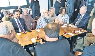 Başkan’la çay sohbeti