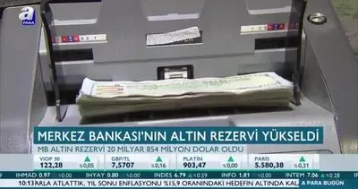Merkez Bankası’nın döviz rezervi arttı
