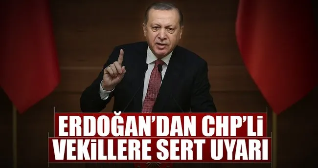 Cumhurbaşkanı Erdoğan: Haddinizi bilin, millete saygı duyun