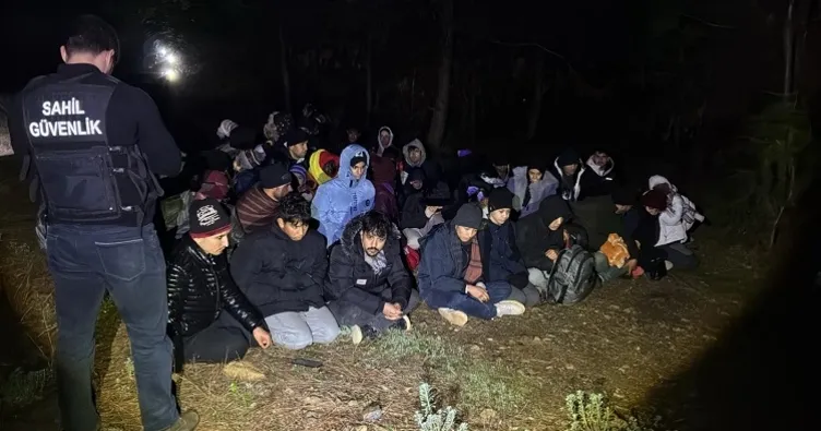 Muğla’da 34 göçmen yakalandı