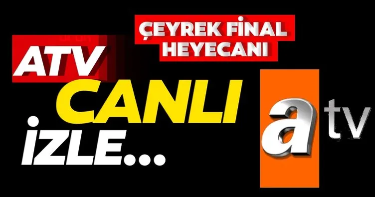 Yeni Malatyaspor - Galatasaray ATV canlı izle! Galatasaray maçı ATV canlı izle...