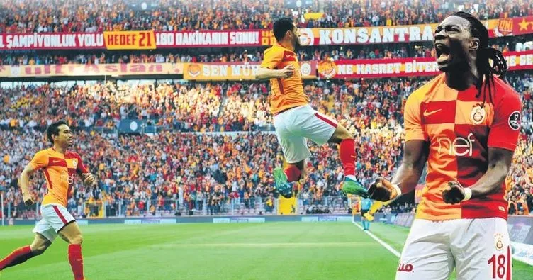 Galatasaray’da şampiyonluğa bir kaldı