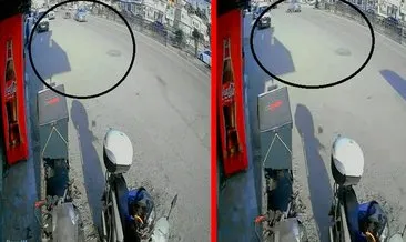 Hatay'da feci görüntüler! Otomobil motosikletli sürücüyü ezdi geçti! #hatay
