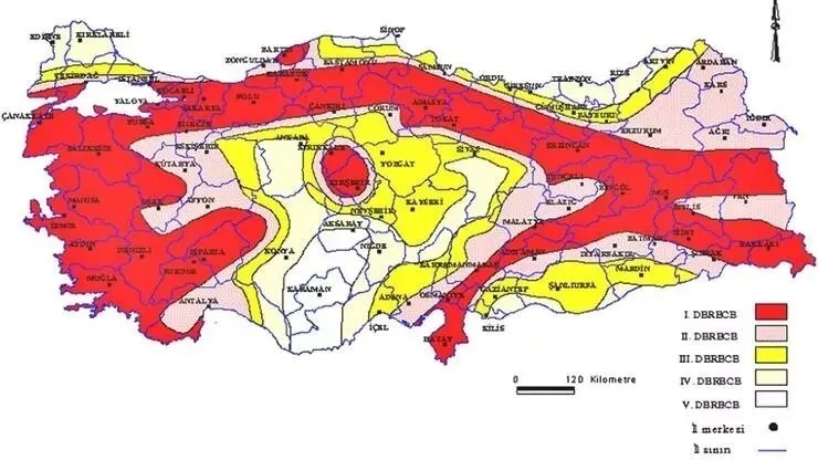 DEPREM RİSK HARİTASI 2023 TÜRKİYE: En riskli deprem bölgeleri, illeri ve ilçeleri neresi?