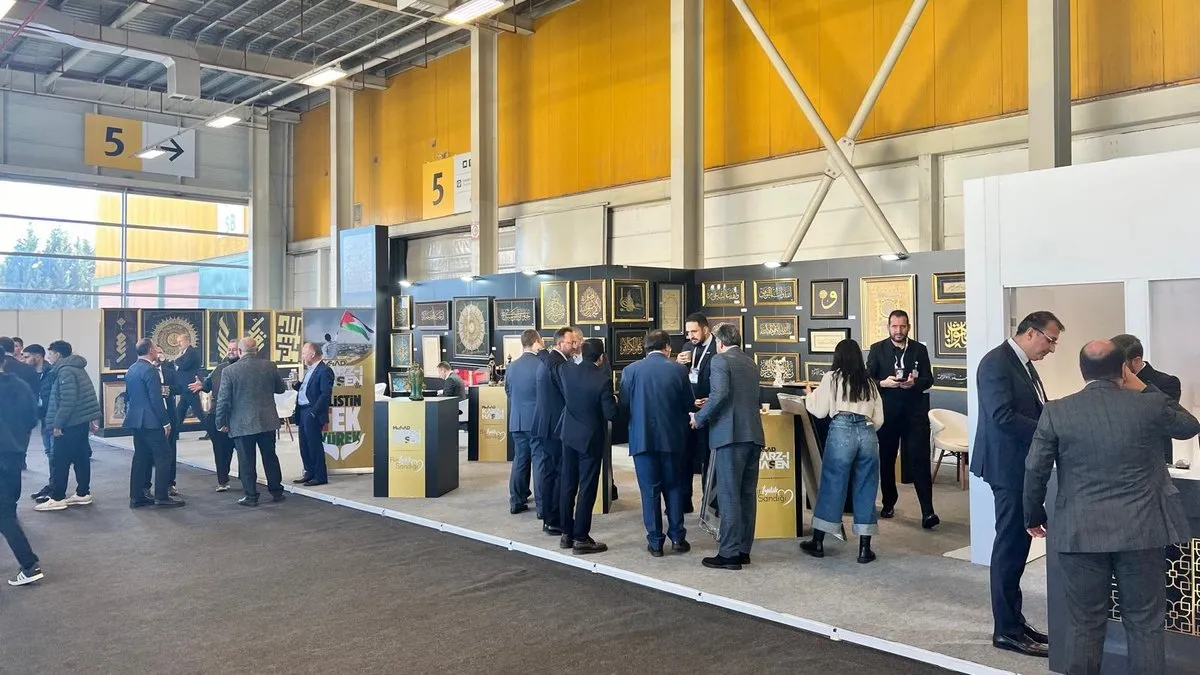 MÜSİAD EXPO'da Filistin'e destek sergisi yoğun ilgi görüyor