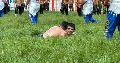 Minik pehlivanların çayıra çıkmasıyla güreşler başladı #edirne