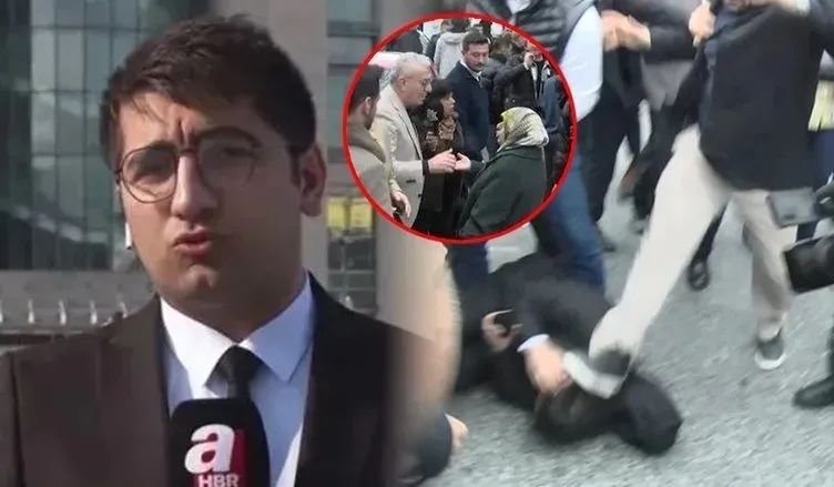 A Haber muhabirine saldıran vandallar tutuklandı