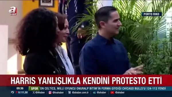 Kamala Harris kendini protesto etti! Filistin şarkısını yanlışlıkla böyle alkışladı | Video