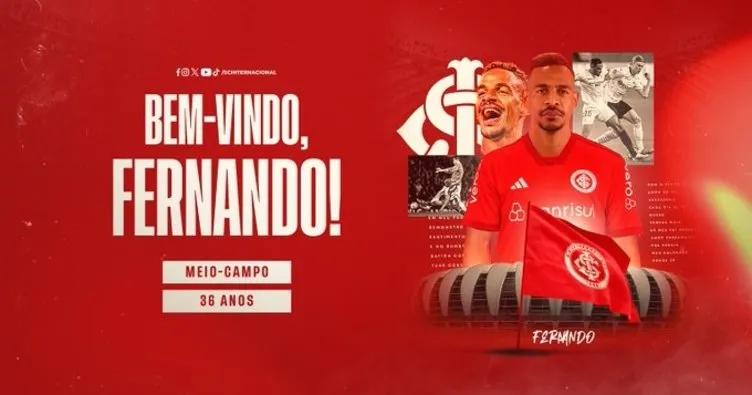Internacional, eski Galatasaraylı futbolcu Fernando’yu transfer etti