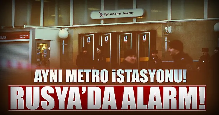 Rusya’da bomba alarmı! Metro istasyonu kapatıldı