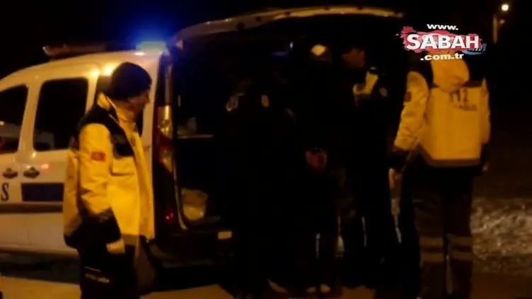 Alkollü sürücü iki araca çarptı, polise zor anlar yaşattı