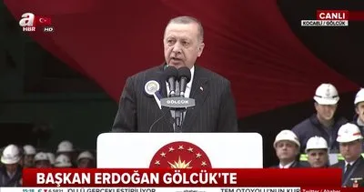 Başkan Erdoğan’dan Denizaltı ’Piri Reis’in havuza çekilmesi töreninde önemli açıklamalar