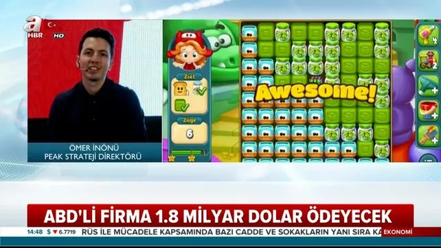 Türk oyun firması Peak'ten 1,8 milyar dolarlık tarihi anlaşma | Video