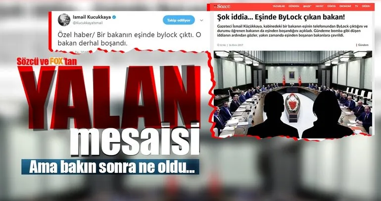 FOX spikeri ve Sözcü'nün iftirasına flaş yalanlama