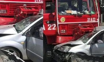 Orman yangınına giden araç kaza yaptı: 1 ölü 3 yaralı